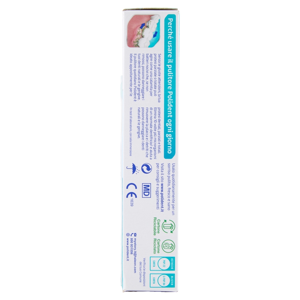 Polident Pulitore Quotidiano 3 Minuti Igiene della Protesi Dentale Pulizia Profonda 36 Compresse